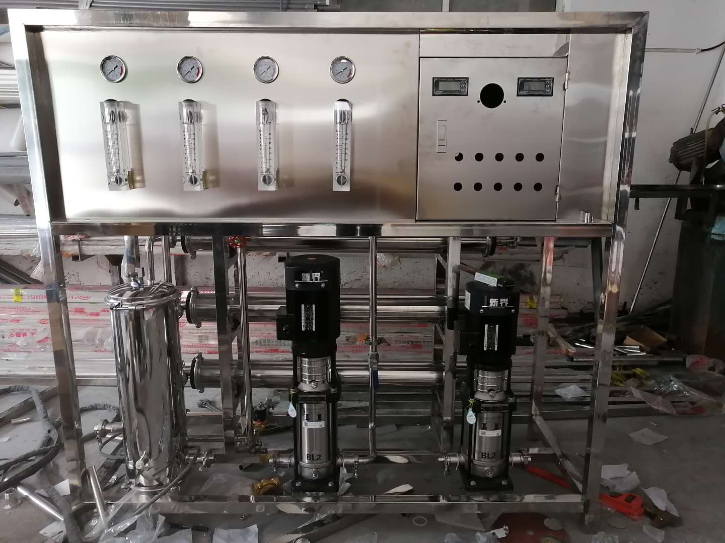 0.5T H双级全不锈钢设备